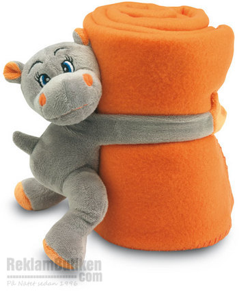 Fleecepl�d med nalle