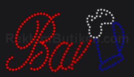 LED-skylt Bar �l