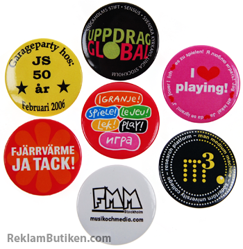 Reklamknapp 56 mm