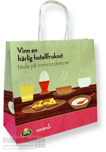 Papperskasse tvinnad