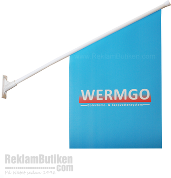 Butiksflagga med eget tryck