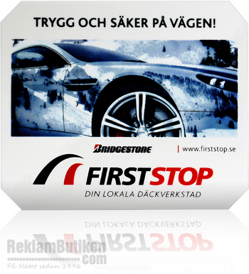 Isskrapa med 4f�rgstryck