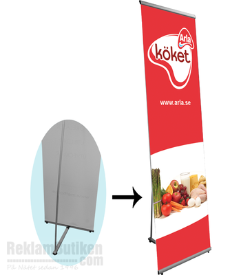 L-banner med bild
