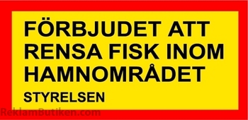 F�rbudsskylt egen design