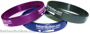 Gummiarmband tryckt
