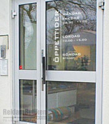 D�rrdekor �ppet Modern