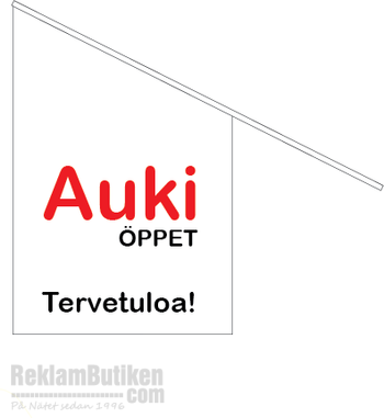  Auki Lippu , Butiksflagga