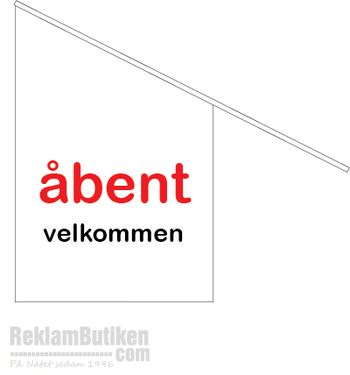 �bent flag , butiksflagga