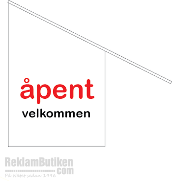�pent flagg  ,  butiksflagga