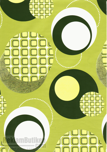 Retro Circles Gr�n