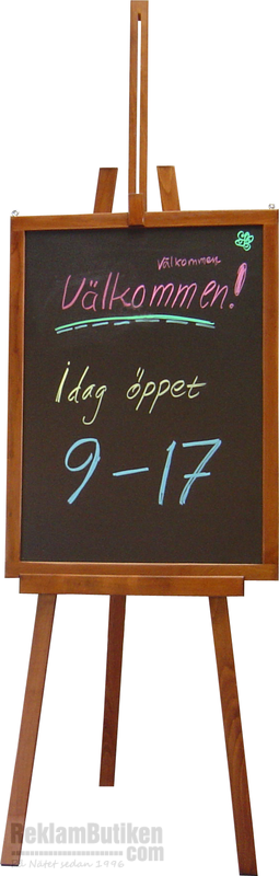 Staffli med Griffeltavla för butik, mässa och restaur Staffli med Griffeltavla för butik, mässa och restaur